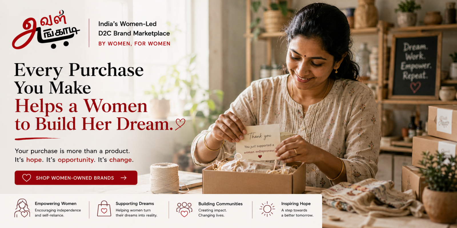 D2C women led brands marketplace