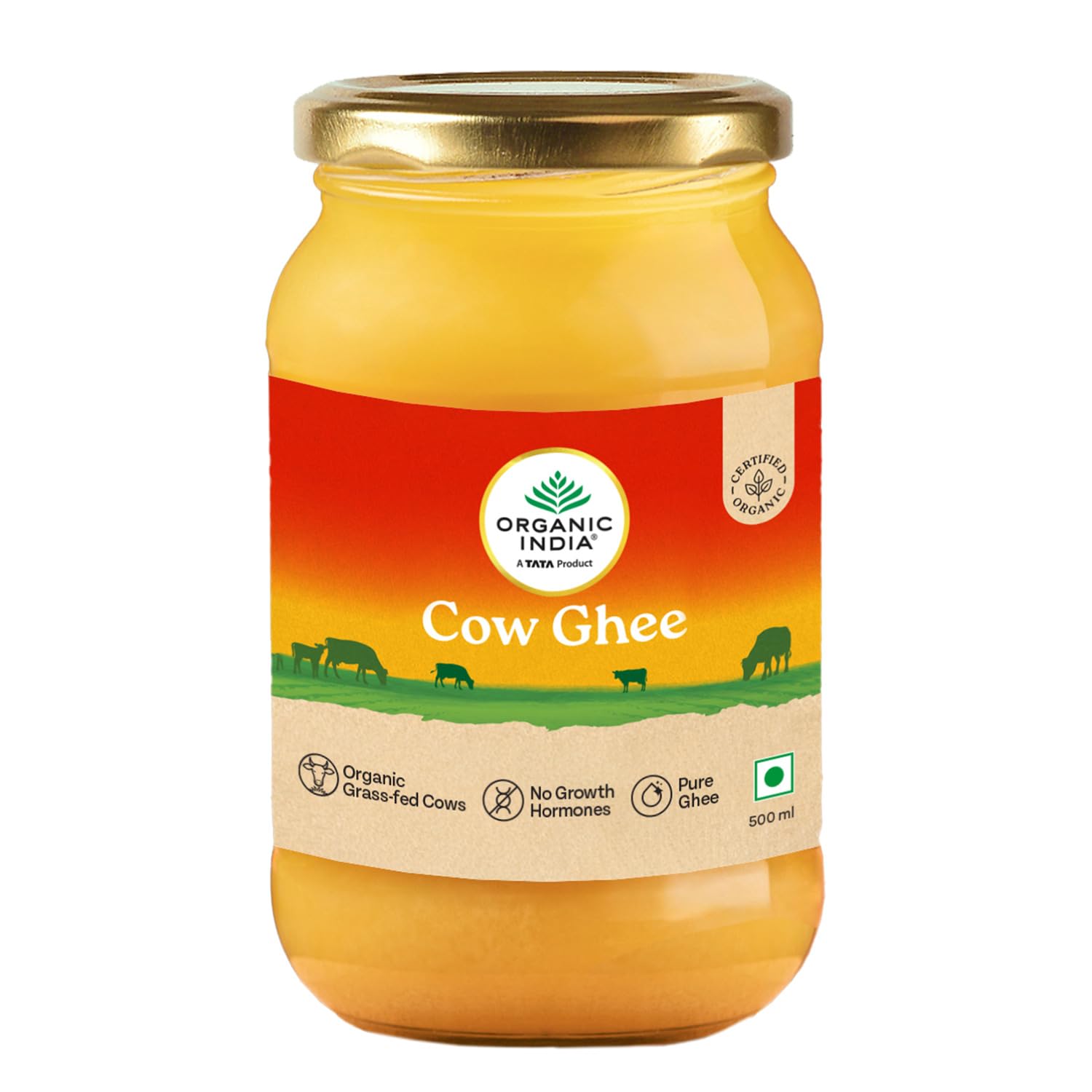 Organic Pure Cow Ghee 500ml