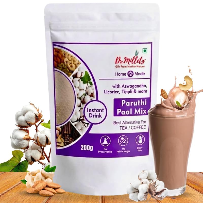 Dr. Milletz Paruthi Paal Mix with Ashwagandha, Almonds & Cashews – 200g
