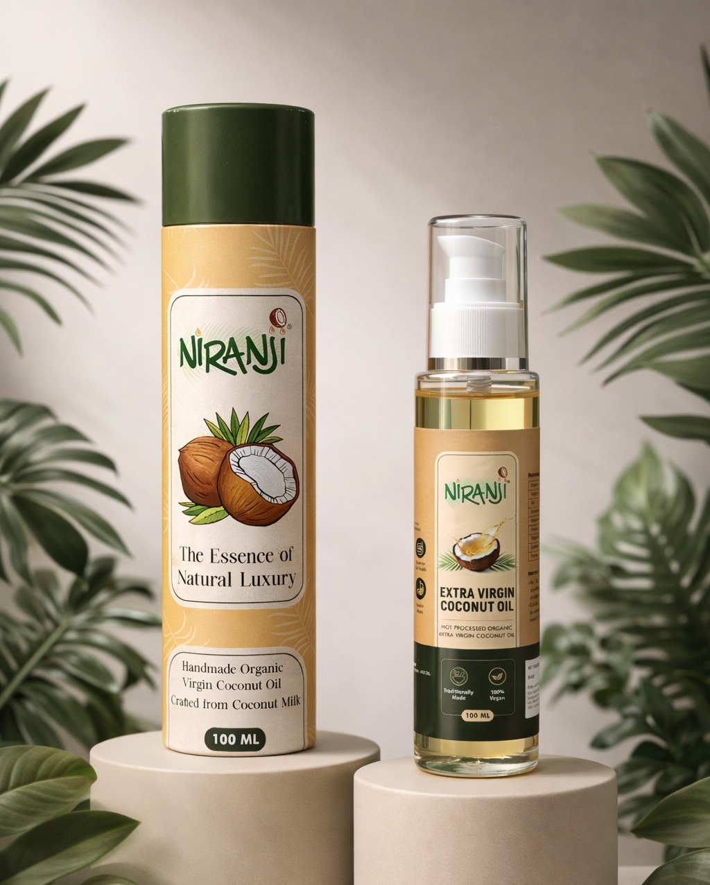 Niranji Extra Virgin Coconut Oil  | For Cooking And Daily Wellness Routines (100ml)