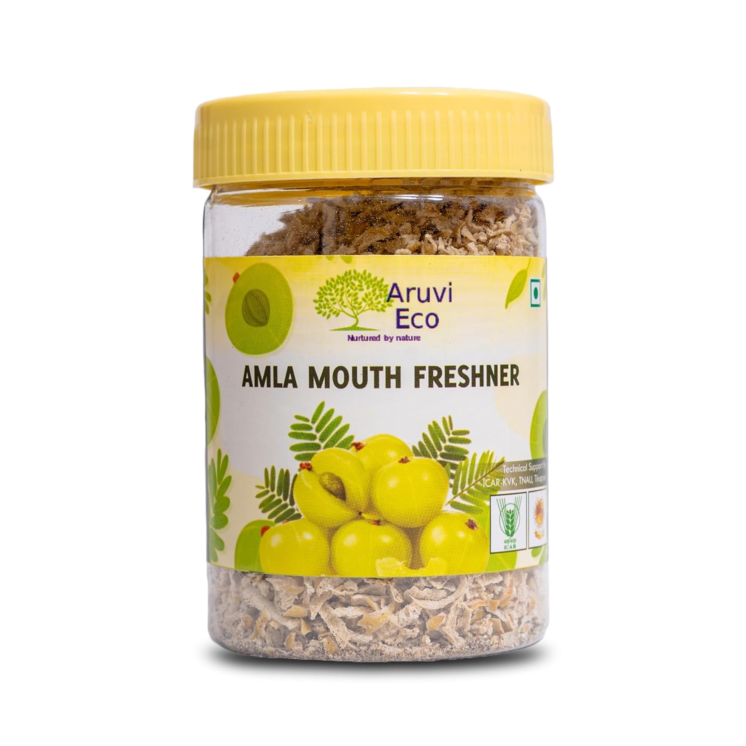 Aruvi Eco Amla Mouth Freshener Shreds | Sweet & Tangy | Ready to Eat | 60g